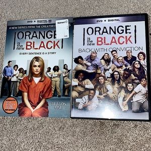 Orange is the new black seasons 1&2. Only watched once!